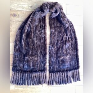 Unbranded luxurious Knitted mink scarf
